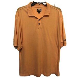 Tommy Bahama Peach Large Polo Shirt 100% Cotton